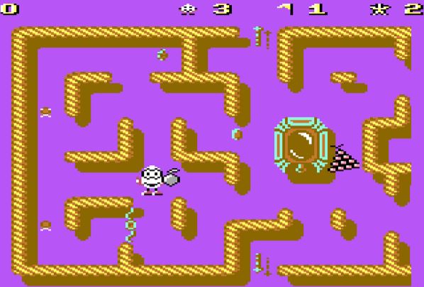 Kwik Snax - Commodore 64 game screenshot (1990) by Code Masters